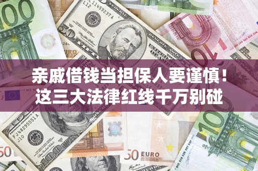 北京亲戚借钱当担保人要谨慎！这三大法律红线千万别碰