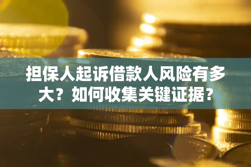 北京担保人起诉借款人风险有多大？如何收集关键证据？