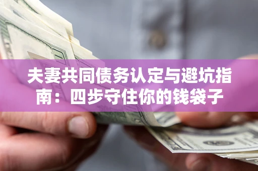 北京夫妻共同债务认定与避坑指南：四步守住你的钱袋子