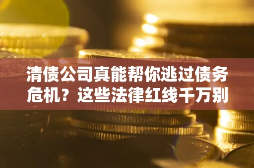 北京清债公司真能帮你逃过债务危机？这些法律红线千万别踩