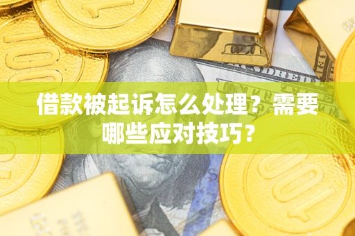 北京借款被起诉怎么处理？需要哪些应对技巧？